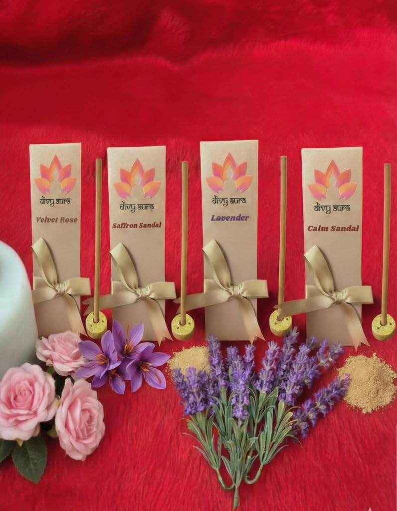 Premium 4-Fragrance Incense Gift Set